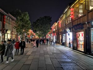 Main street view of Fuzhou Three Lanes and Seven Alleys historic district