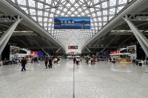 Concourse hall at Guangzhounan Railway Station