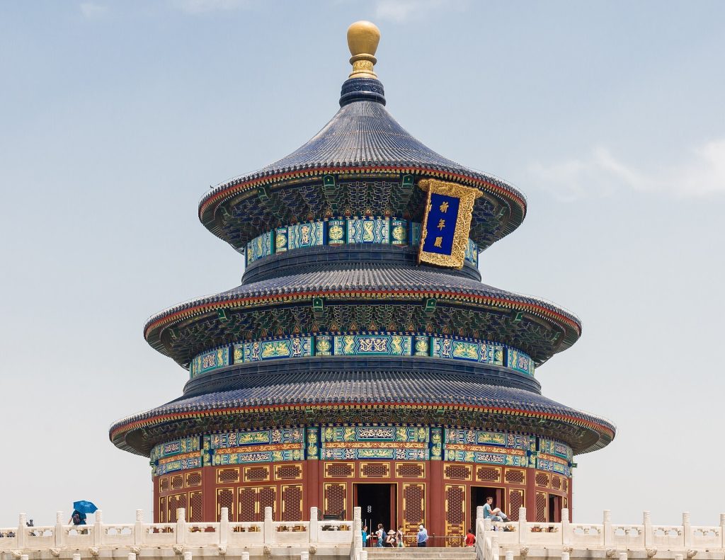 Temple of Heaven Hall of Prayer for Good Harvests under autumn sky