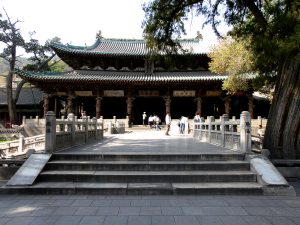 Hall of the Holy Mother and temple roofs at Taiyuan’s Jinci Temple